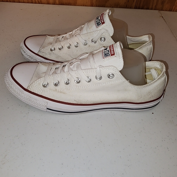 Converse Chuck Taylor All Star Men Low Top White Canvas Casual Shoes Sz M11 W13 - Picture 3 of 11